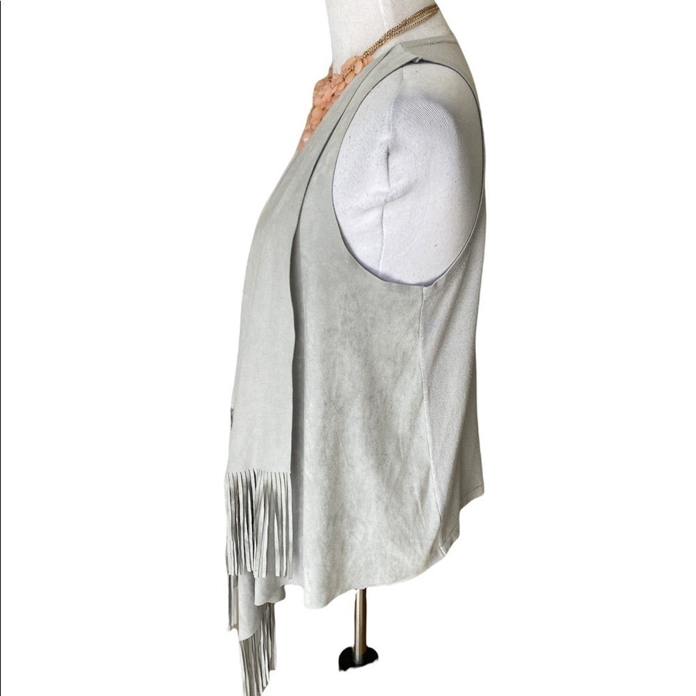 INC Faux Suede Vest - Picture 2 of 9